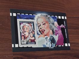 Marilyn Monroe Briefmarke aus Mali, neuwertig, Rarität!