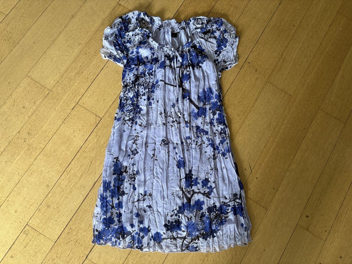 Kleider: Fransa Sommerkleid, violet/blau, Grösse M, Top Zustand! – Gebraucht aus Bern von Etzy 4