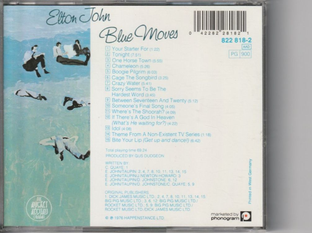 CDs: Elton John - Blue Moves – D'occasion à Chur par zowie72 1