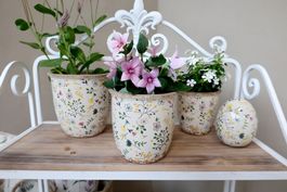 Blumenvase/Übertopf «Cavaillon», Höhe 14,5 cm