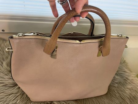 Original Chloé Lederhandtasche – eleganter Nude/Roséton