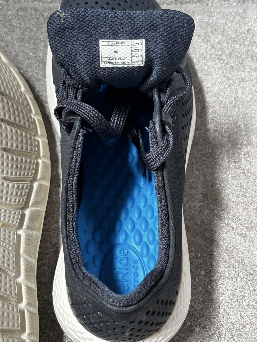 Crocs Scarpe da uomo: Crocs LiteRide Sneaker Grösse M7, Dunkelblau – Usato da Zürich venduto da talys 4