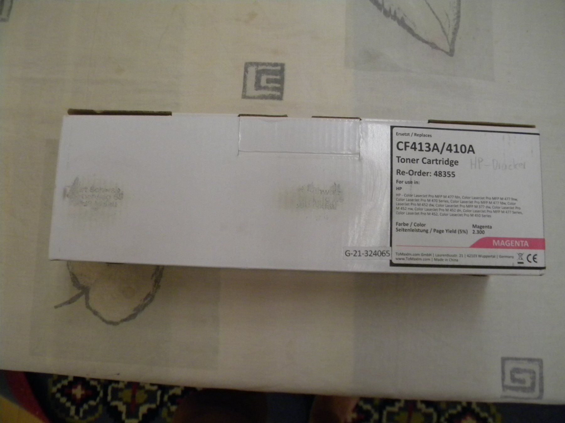 Cartucce per stampanti & toner: CF413A  410A – Nuovo e nell'imballaggio originale da Bühler venduto da Wini100