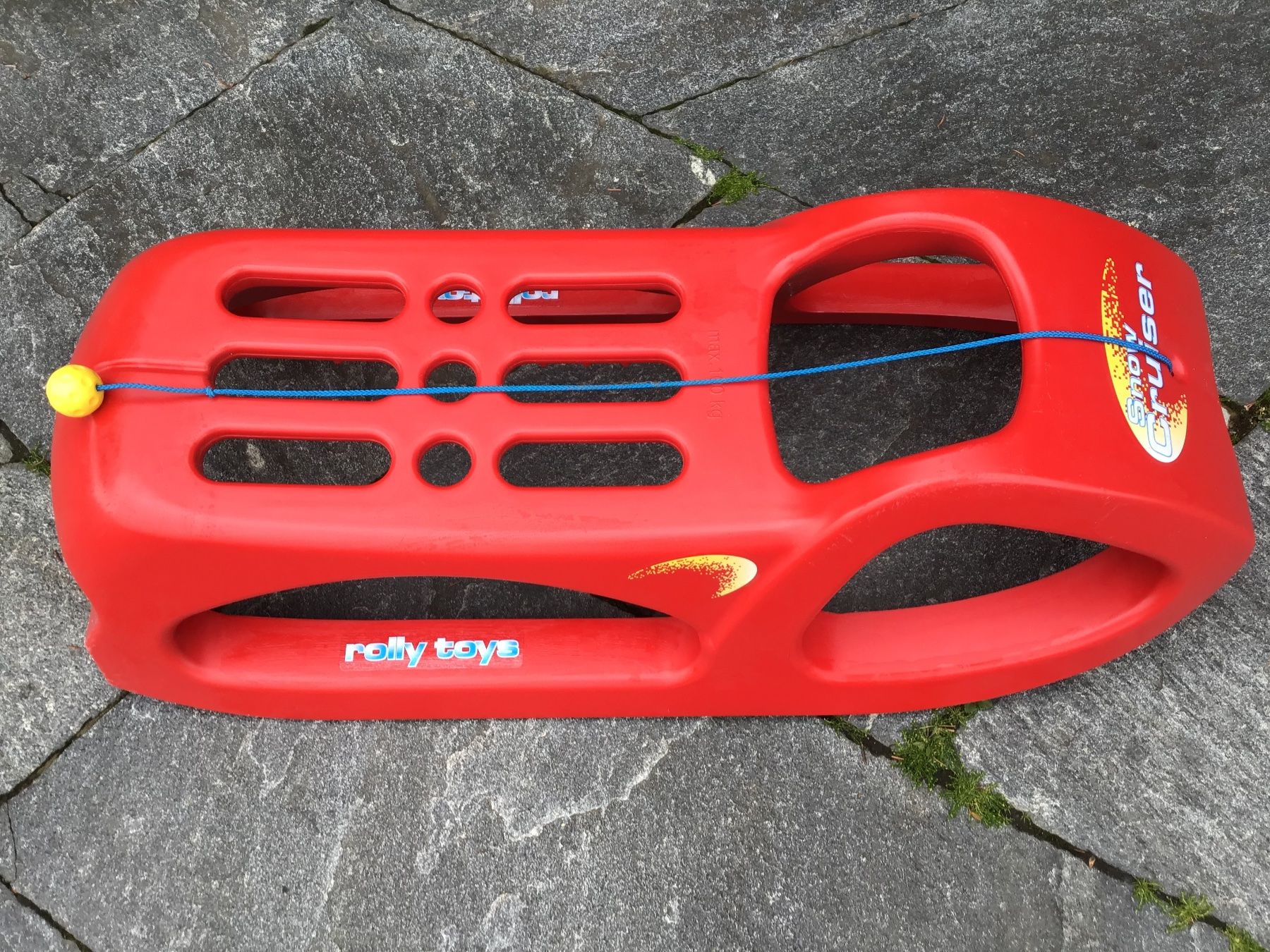 Schlitteln: Schlitten Snow Cruiser rot rolly toys – Gebraucht aus Trimbach von Lexli11