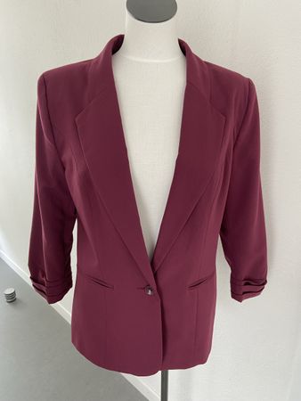Damen Blazer bordeaux Gr.38/40 C&A