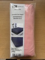 Fitted sheet pink 180x200cm new in packaging