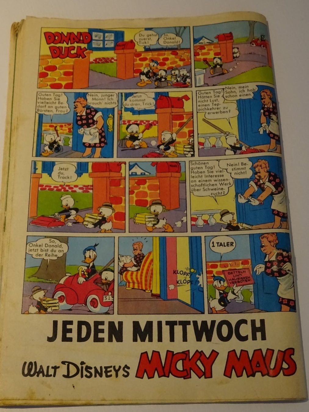 Fumetti: Mickey Mouse Heft Nr.28  19.Juli 1958 – Usato da Widnau venduto da Tityos 1