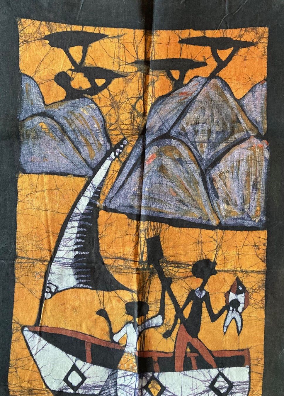 Tutte le decorazioni: Batik Wandbehang aus Afrika – Nuovo (secondo la descrizione) da Orselina venduto da Vrenegonde 2