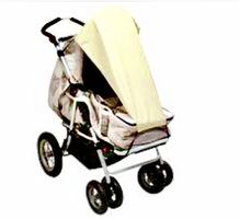Kinderwagen Sonnensegel / Sonnenschutz Baby Farbe: ROSA