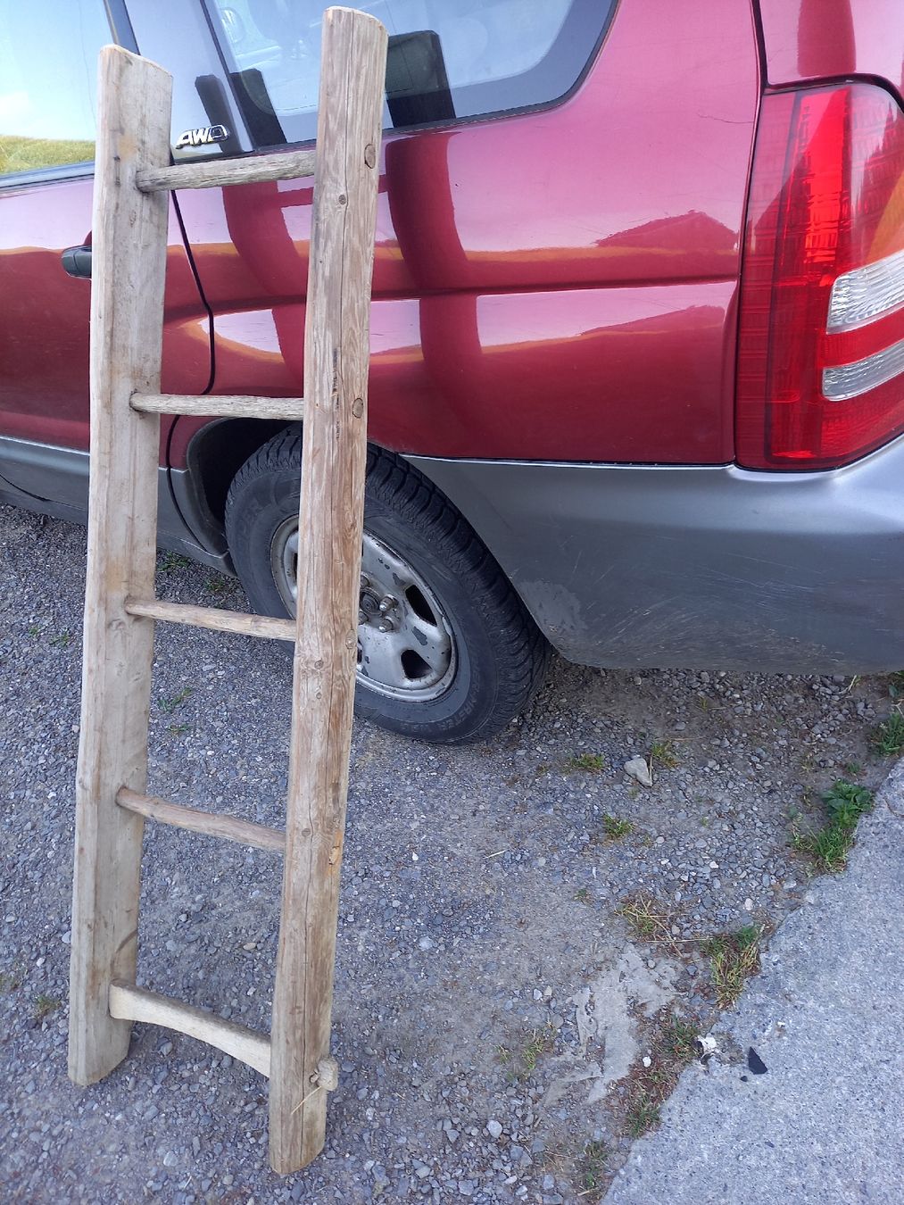Scale: Antike starke Holzleiter gebraucht – Usato da Galgenen venduto da Allerlei8854 5