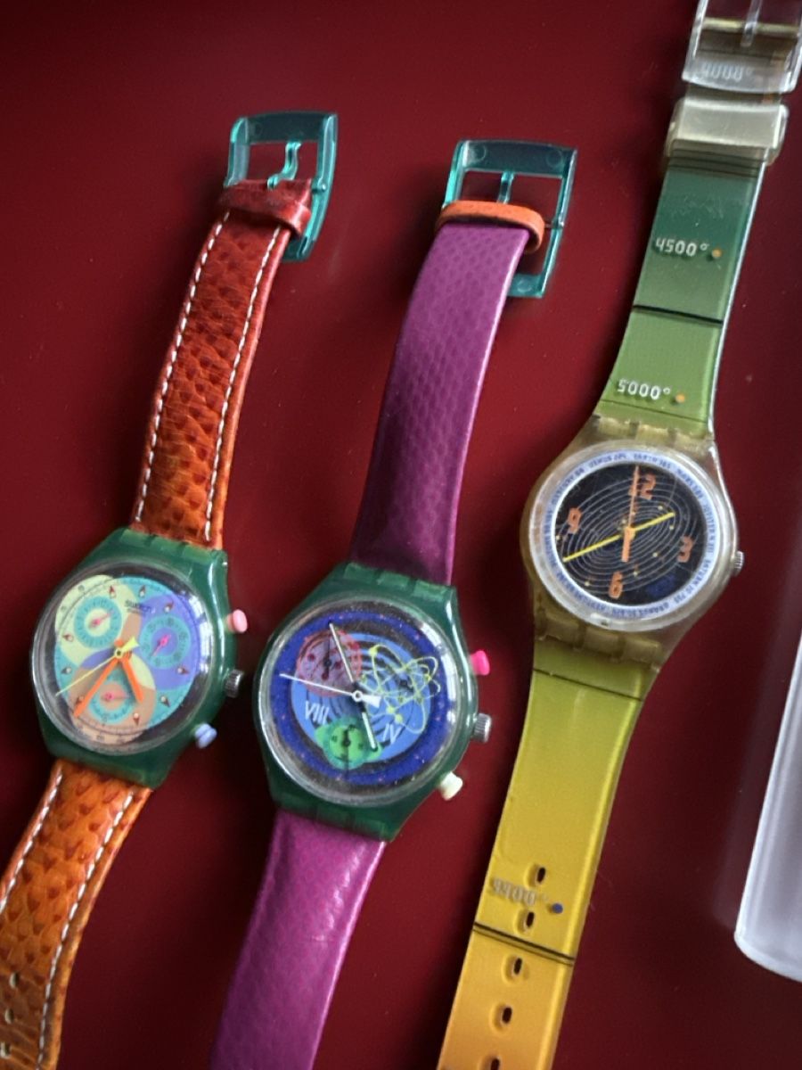 Swatch Smartwatch: Lot de 3 Swatch chrono et solar – Usato da Sergey venduto da sylviegut 1