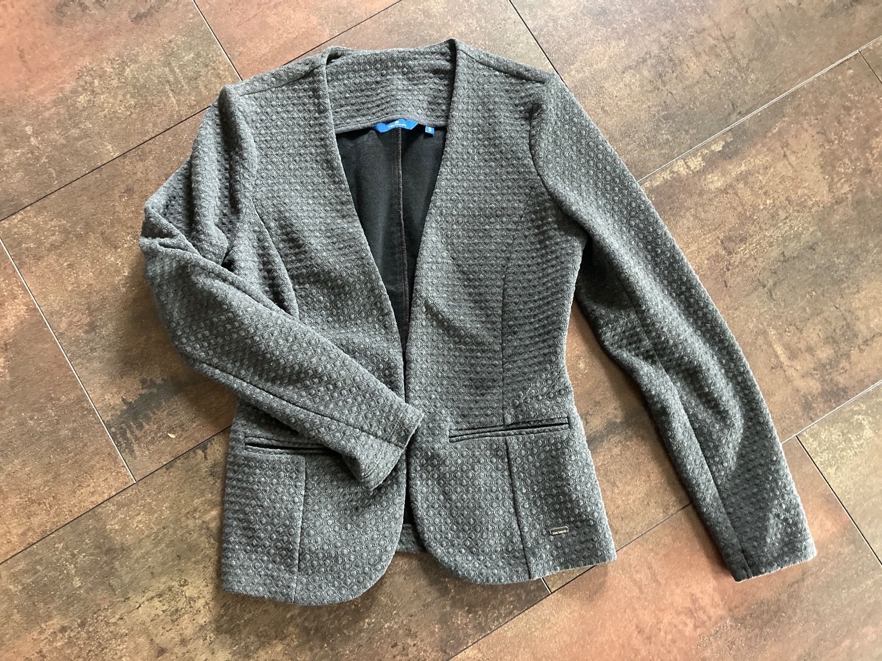 Tom Tailor Giacche: Sweatshirt Blazer Tom Tailor, Anthrazit, S – Usato da Schaffhausen venduto da Minzli380
