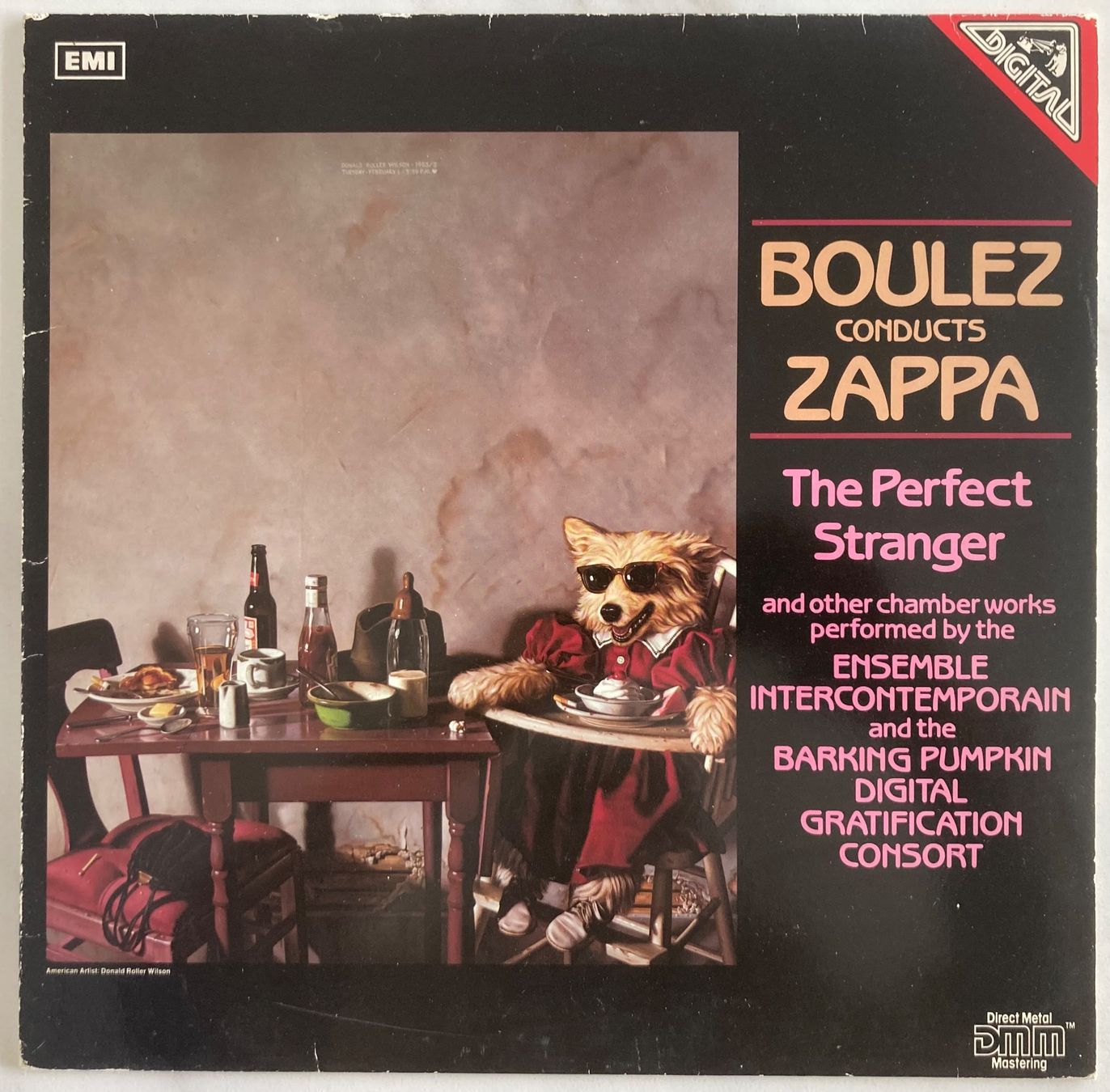 Dischi in vinile: BOULEZ CONDUCTS ZAPPA - THE PERFECT STRANGER – Usato da Poliez-Pittet venduto da Newtown-Records