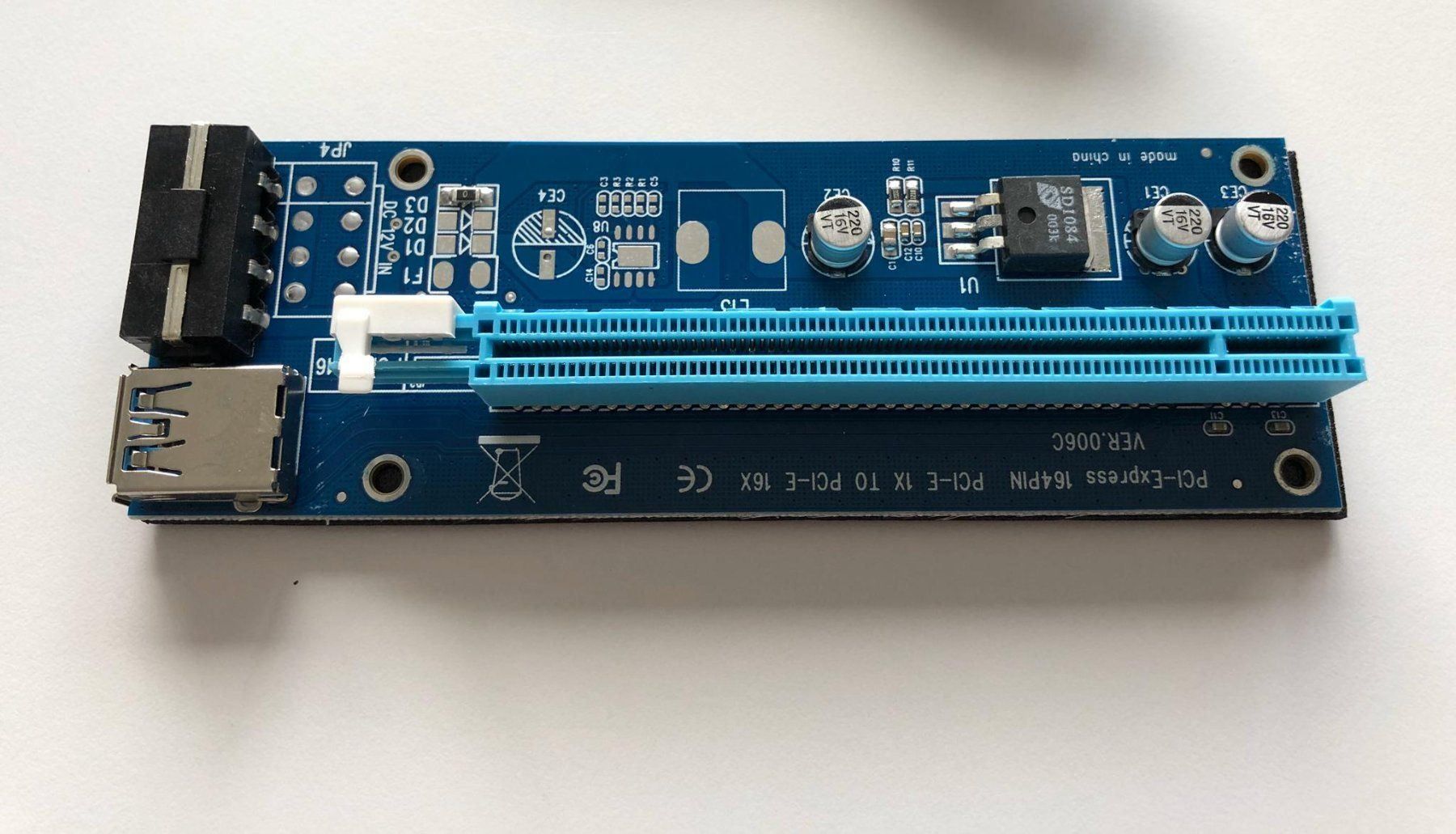 Coin Miner: KOLINK PCI-E 1x auf 16 x Powered Riser – Nuovo e nell'imballaggio originale da Urnäsch venduto da Cryptozelltrading 1