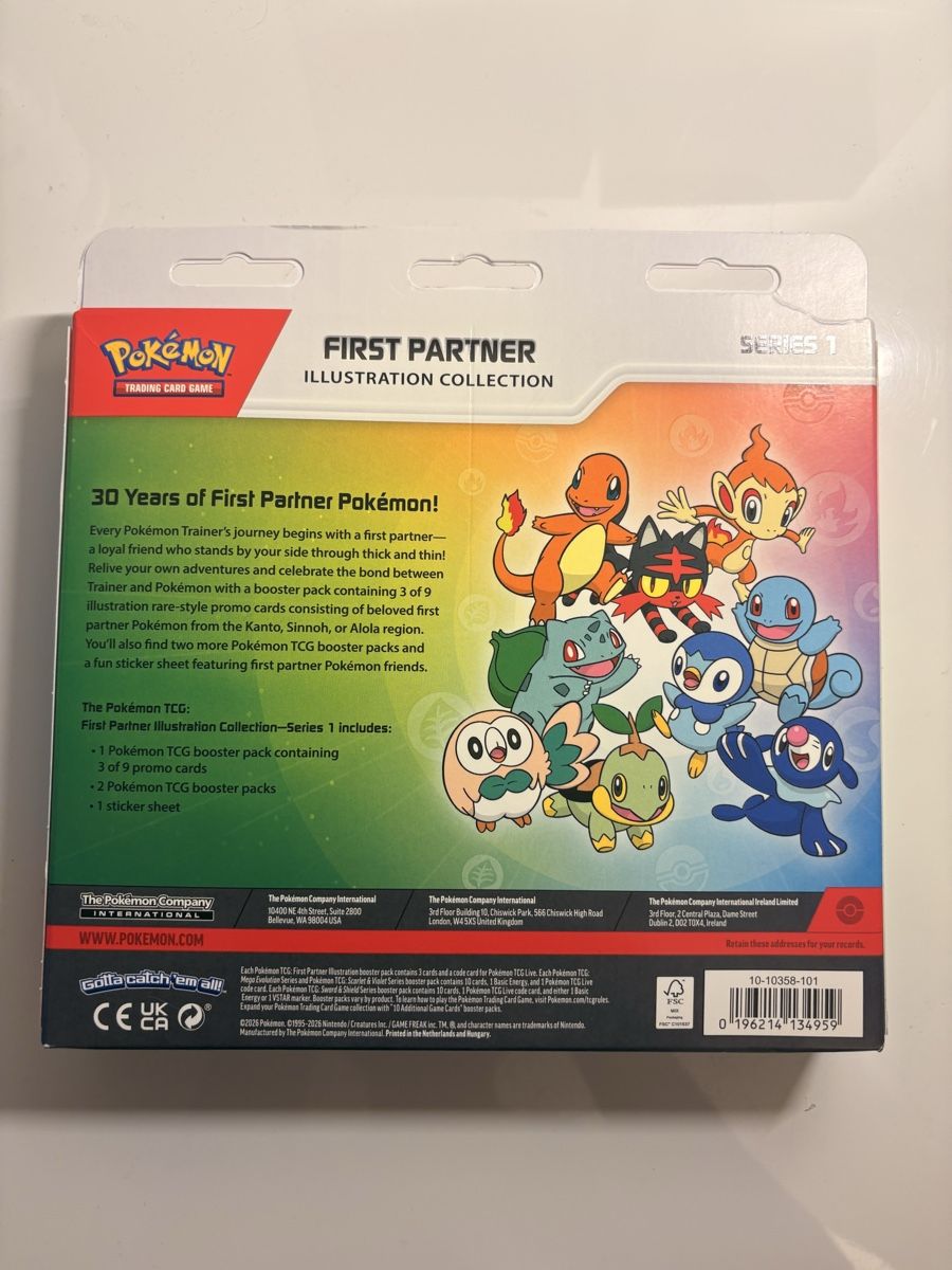 Pokémon Carte collezionabili: Pokemon First Partner Illustration Collection Series 1 – Nuovo e nell'imballaggio originale da Zürich venduto da Zorro029 1