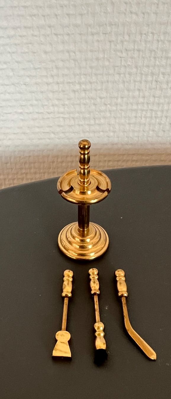 Tutte le decorazioni: Miniatur Kaminbesteck-Set – Usato da Arbon venduto da mei_cnd6