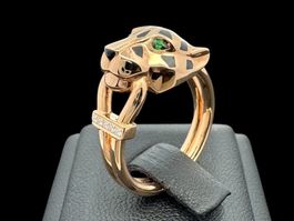 Cartier Panthère Diamanten Ring 18k Gr 52 Zertifikat *S2248