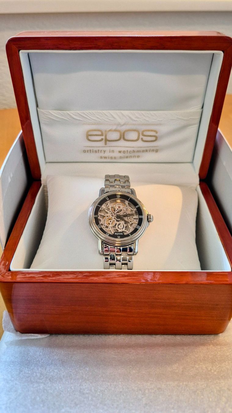 Epos Uhren: Montre Epos Automatic Skeleton #3336. Prix à discuter. – Neu (gemäss Beschreibung) aus La Chaux-de-Fonds von danydeneuch 1