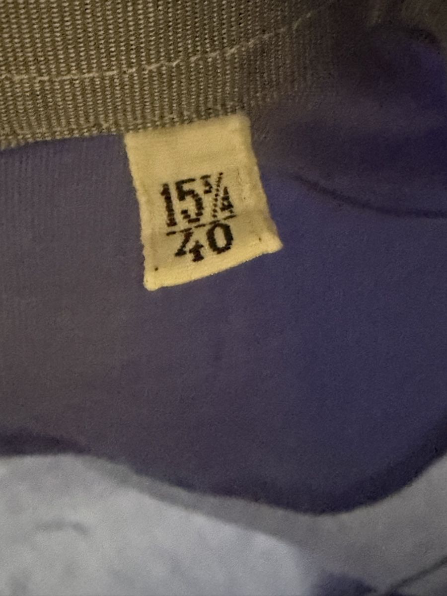Camicie: Camicia uomo azzurra taglia 40 153/4 monogramma J.P.F. – Usato da Lugano venduto da can_xdd8 4