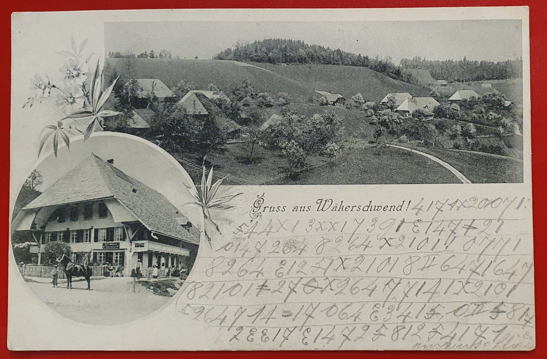 Ansichtskarten: Gruss aus Wäkerschwend 1901 – Gebraucht aus Kreuzlingen von Rschweiz1