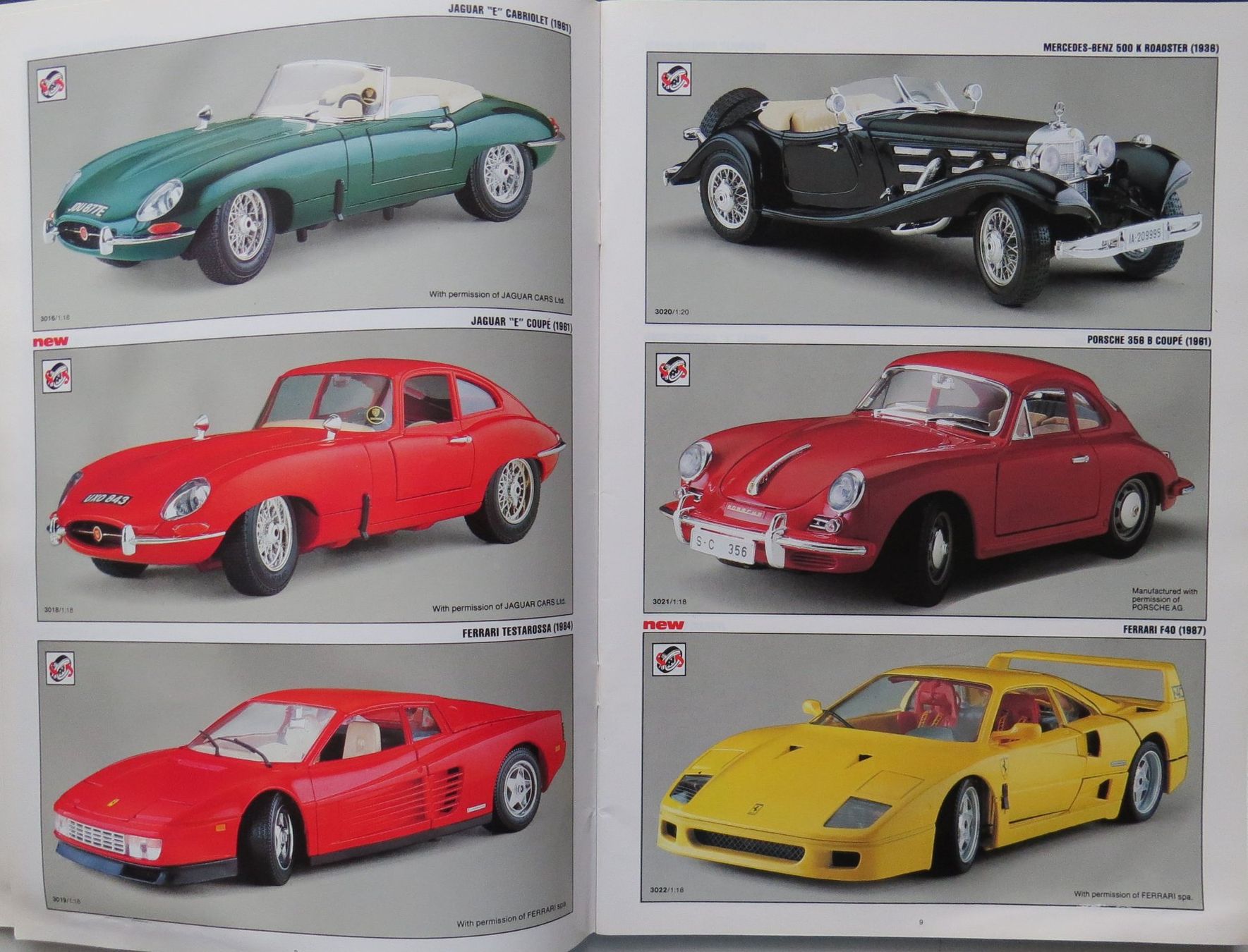 Bburago Modellini d'auto: A4 Katalog Bburago von 1992 – Usato da Ettingen venduto da campione_1 1