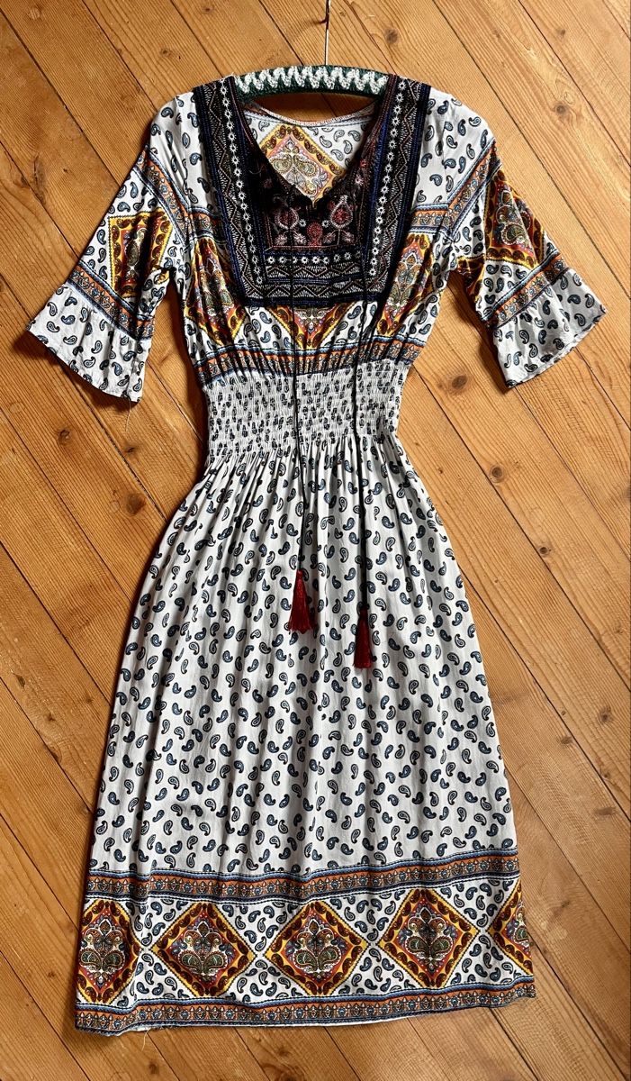 Vestiti: Boho Ibiza Sommerkleid Gr. S  70er Look – Usato da Flond venduto da DanielaP01