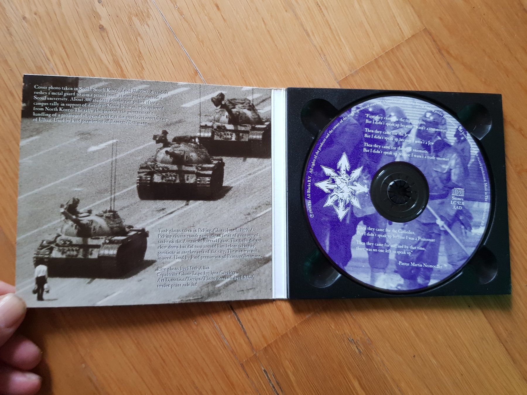 CDs: SEPULTURA - REFUSE/RESIST - DIGIPACK – Gebraucht aus Martigny von yan_7tnz 2