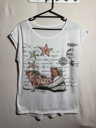 Weisses Shirt ca Gr. L/XL