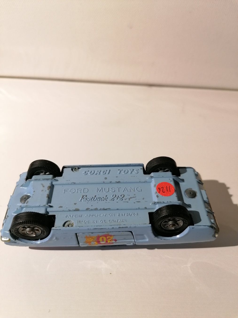 Corgi Toys Modellini d'auto: Corgi 348 MUSTANG FASTBACK 2-2 FLOWER POWER – Usato da Binningen venduto da samorga21 6