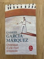 Gabriel Garcia Marquez Chronique d'une mort annoncee book