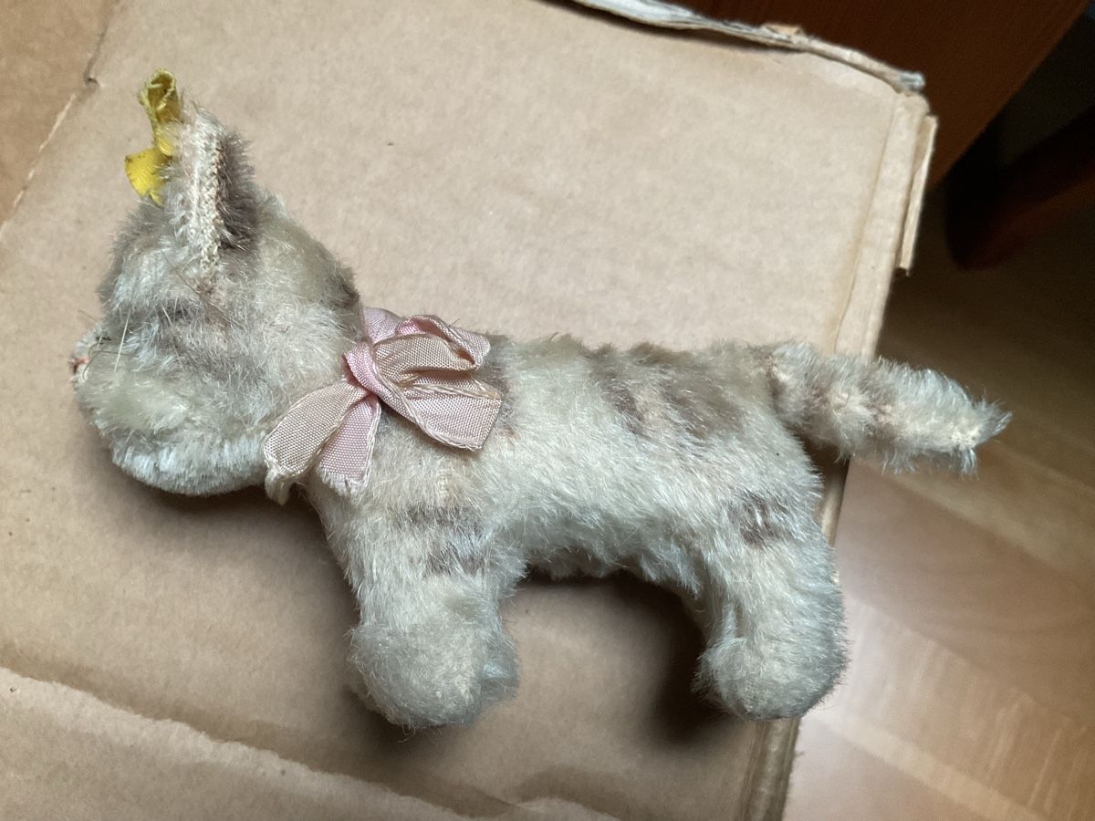 Statuette: 2 STEIFF kleintiere Katze & Eichhörnchen Vintage – Usato da Kriens venduto da Schnueku 8
