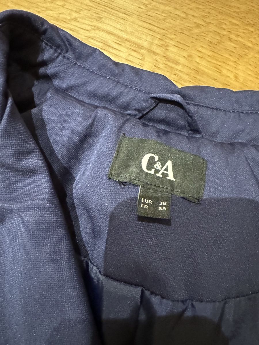 C&A Giacche: Mantel-Jacke Dunkelblau – Usato da Schaan venduto da kri_tsw8 1