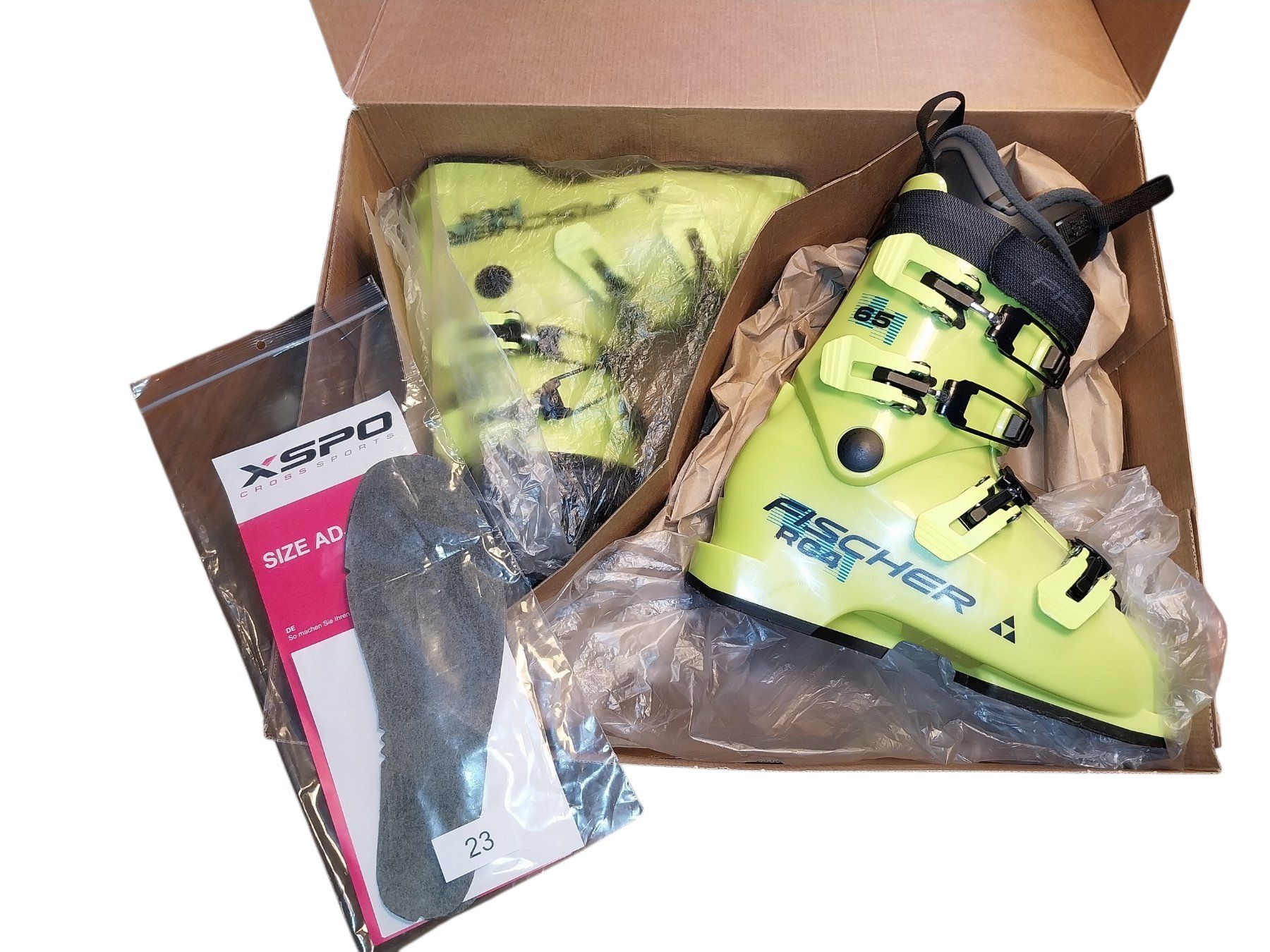 Fischer Scarpe per ragazzi: Fischer RC4 Skischuh Gr. 37 1/3 – Nuovo (secondo la descrizione) da Ruggell venduto da energetix82 3