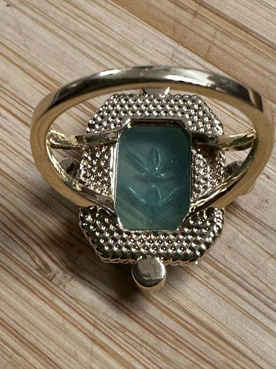 Anelli: Ring mit blauem Stein – Nuovo (secondo la descrizione) da Trüllikon venduto da angela4444 4