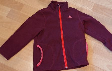 Fleecejacke bordeaux Grösse 98/104