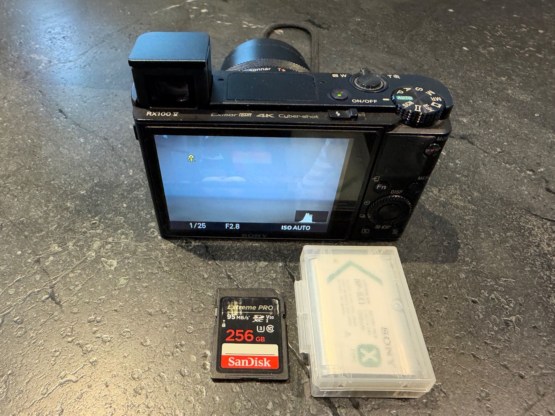 Sony Cyber-shot DSC-RX100 V inkl 2. Akku und 256gb SD Karte (D'occasion ...
