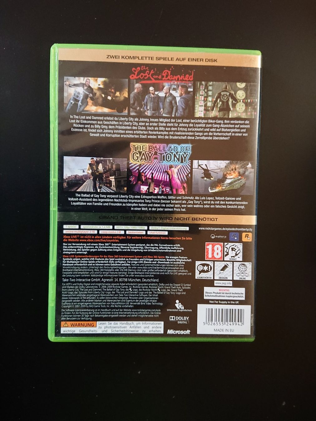 Giochi: Microsoft XBOX 360 - Grand Theft Auto Episodes - Deutsch – Usato da Liestal venduto da LukiTrade 2