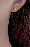 Boucles d'oreilles pendantes- Élégance discrète! 10sm