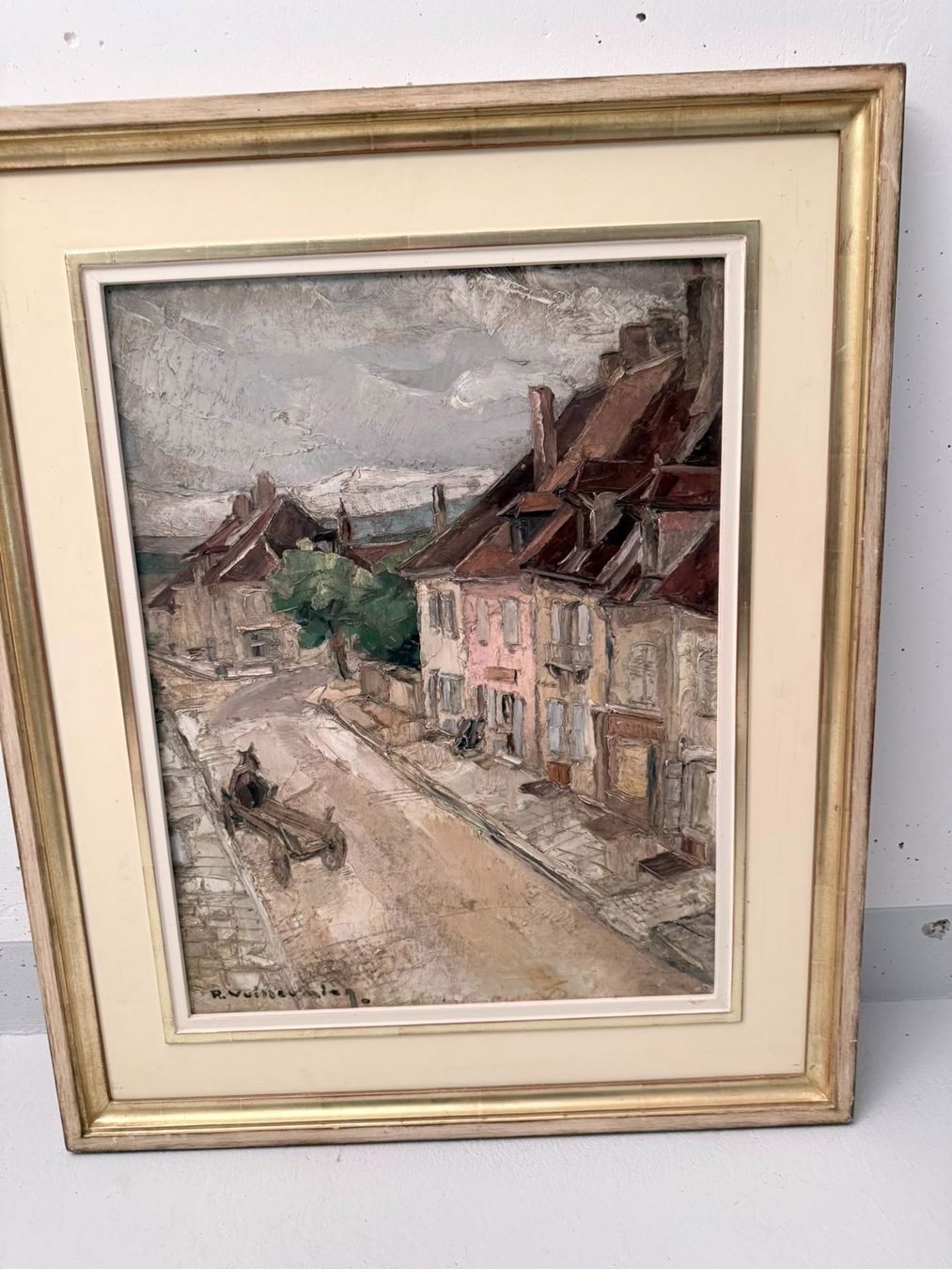 Dipinti: Roger Vuillem  (1897 - 1973) Ölbild Savoie – Usato da Auslikon venduto da Ba711q