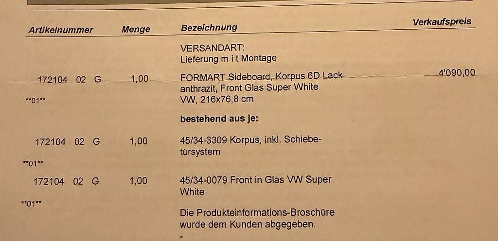 Regale: Fraubrunnen Sideboard Formart – Gebraucht aus Zürich von sts_57wr 2