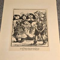 Heinrich Zille - Lithographie "Kindegruppe", Stiftungausgabe