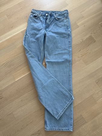 Jeans Weekday Rowe Extra High Straight W28 L32 blau