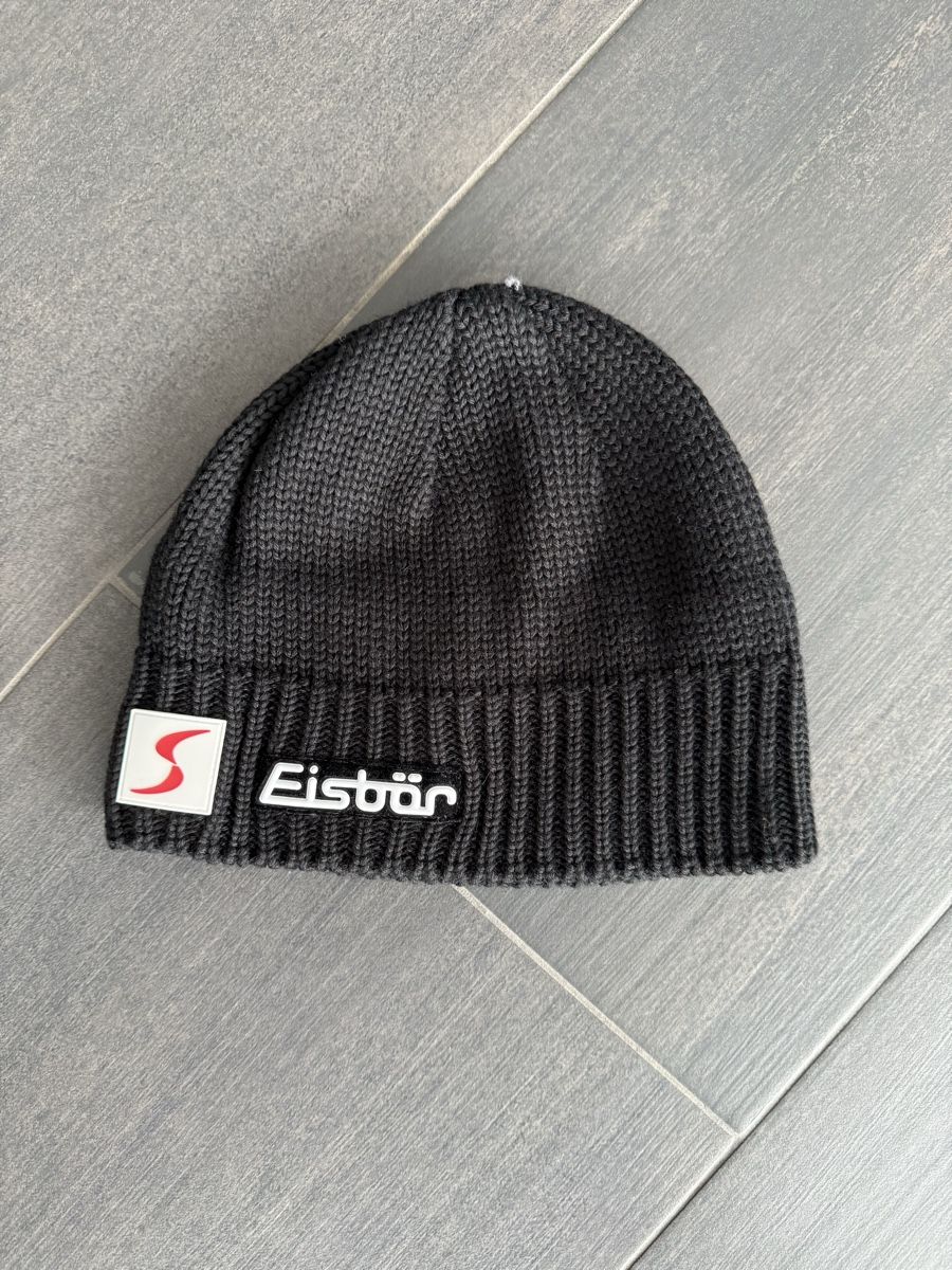 Copricapi, berretti & cappellini: Bonnet Eisbär noir, chaud et confortable – Usato da Estavayer-le-Lac venduto da Oberson