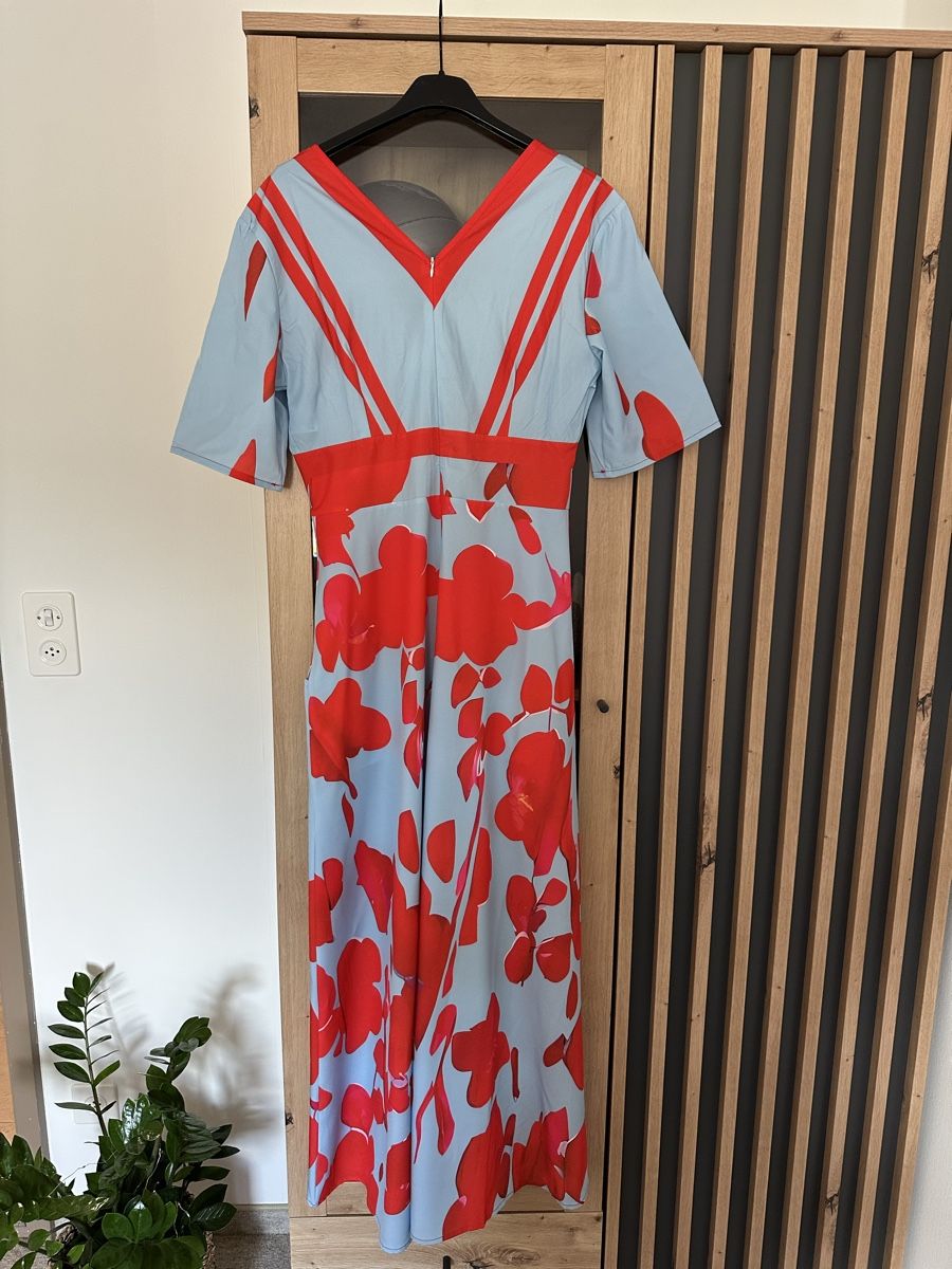 Kleider: Sommerliches Kleid mit Blumenmuster, Grösse S – Neu (gemäss Beschreibung) aus Celerina von Little29 1