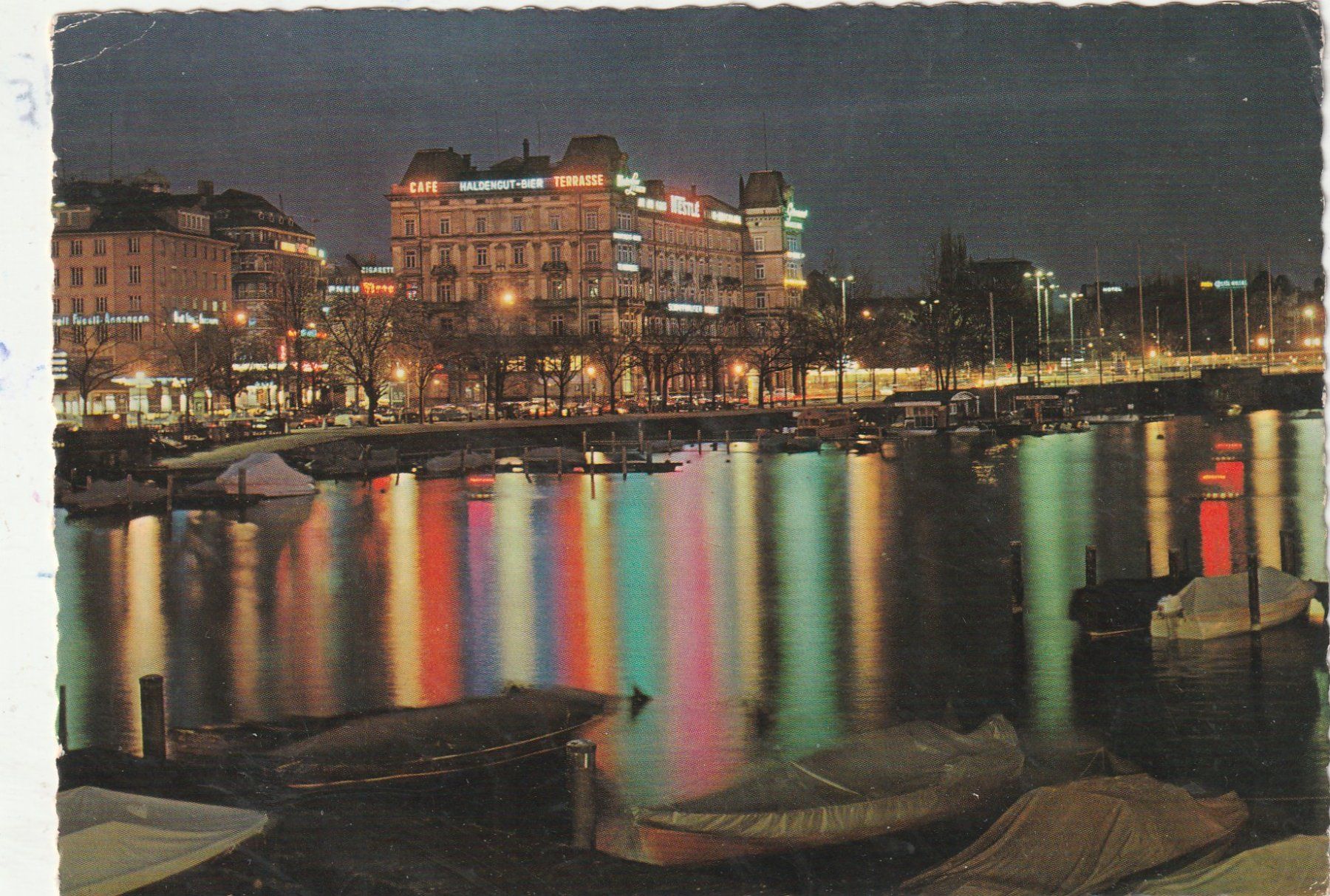 Cartoline postali: Zürich bei Nacht – Usato da Lumbrein venduto da made02