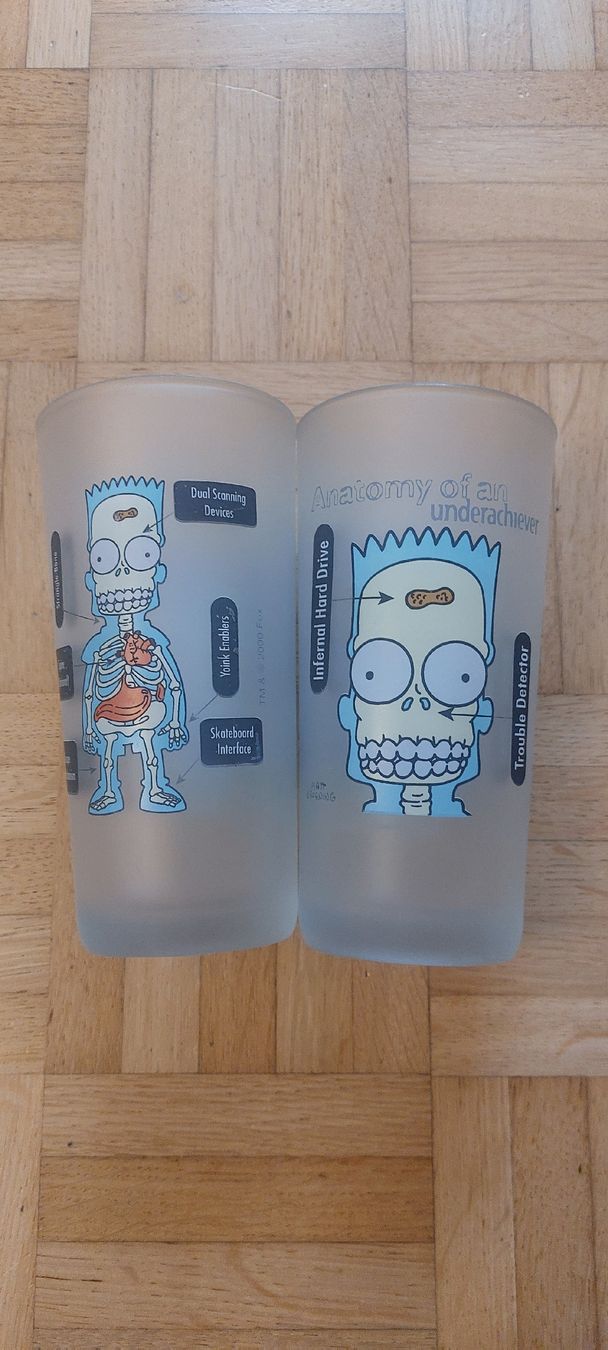 Bicchieri: Simpsons Gläser – Usato da Stallikon venduto da Migu46