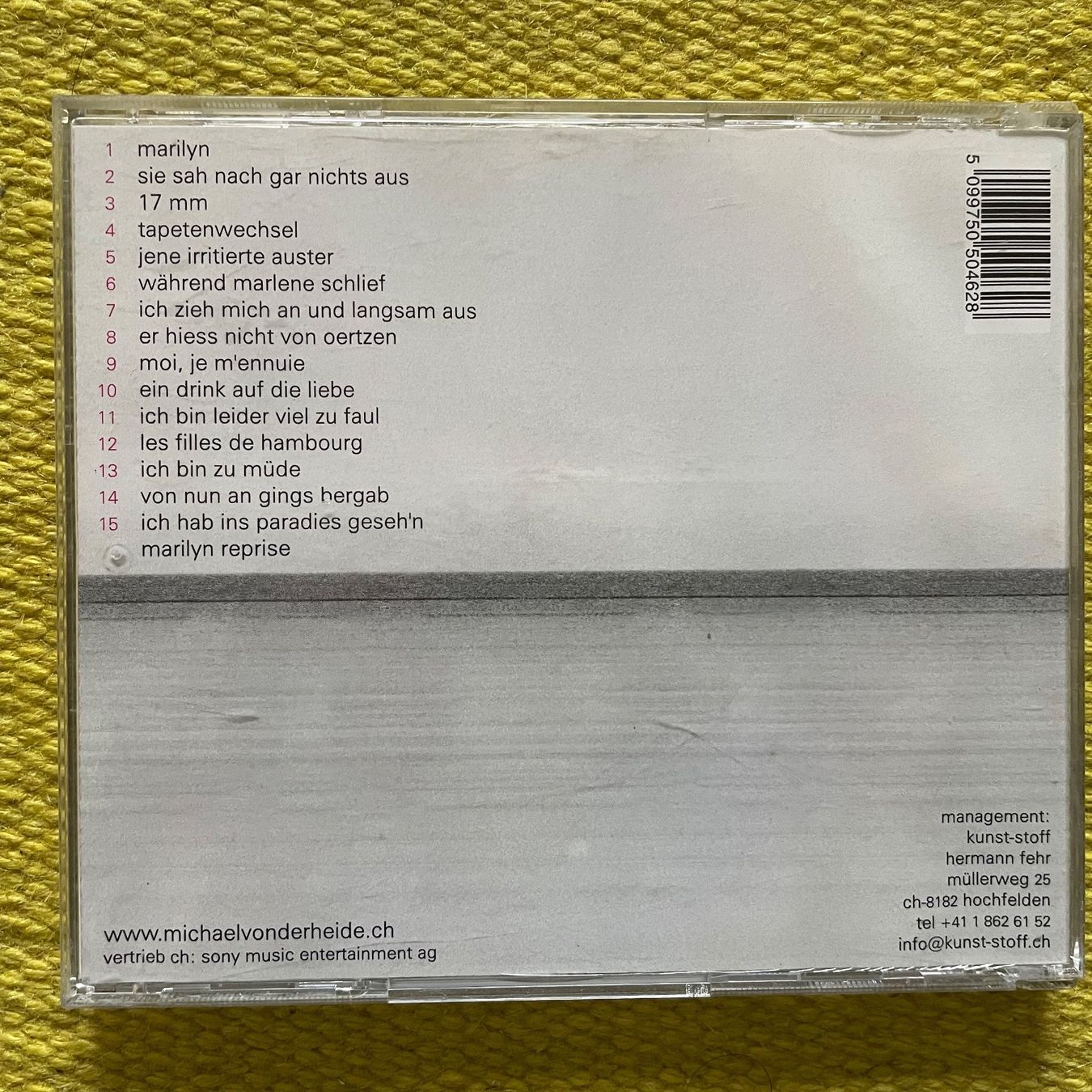 CD: MICHAEL VON DER HEIDE-HILDEGARD – Usato da Rorschacherberg venduto da CD-Roli 1