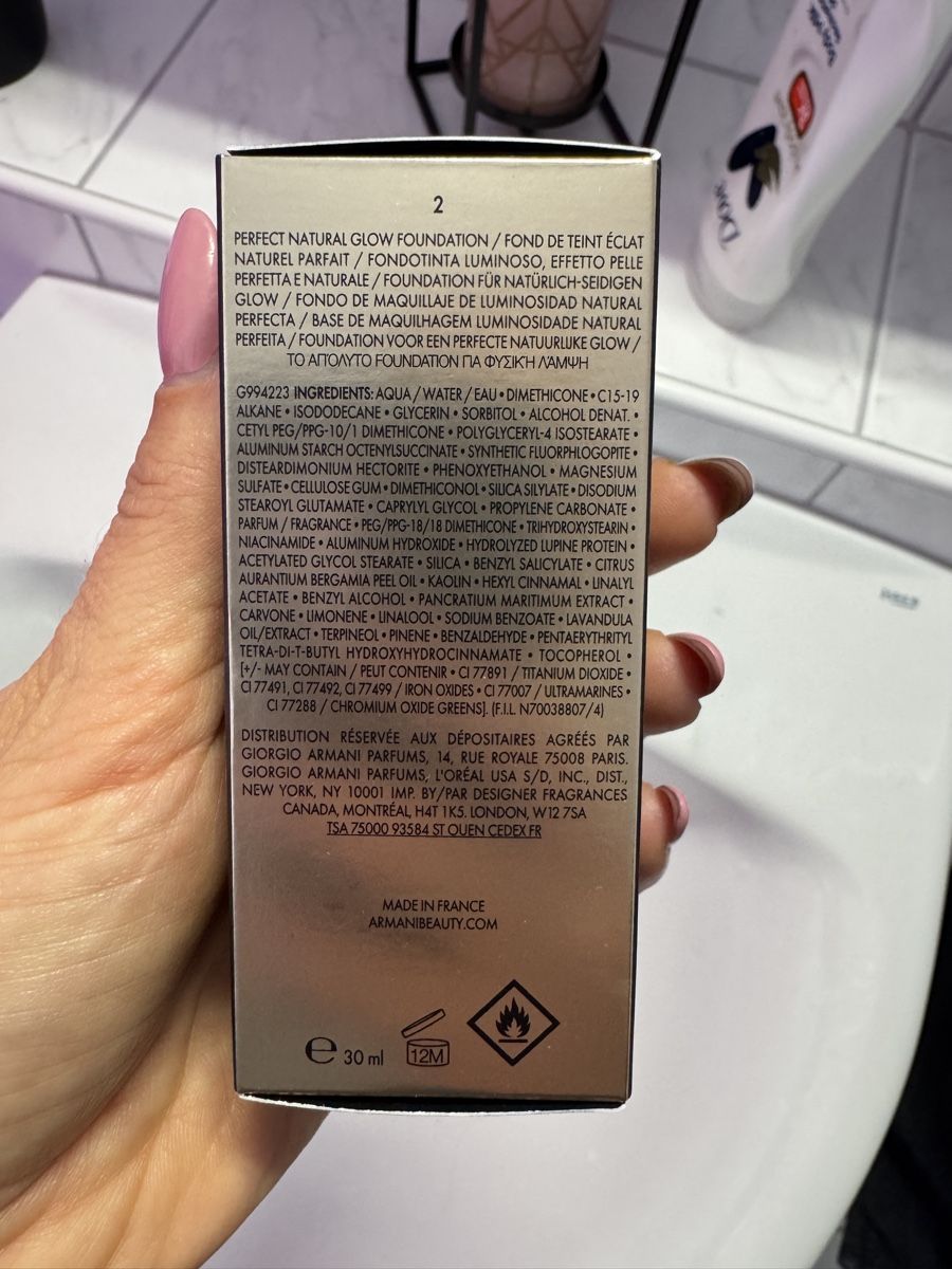 Armani Make-up: ARMANI Luminous Silk Foundation Nr. 2 – Nuovo e nell'imballaggio originale da Rorschach venduto da Tonia91 4