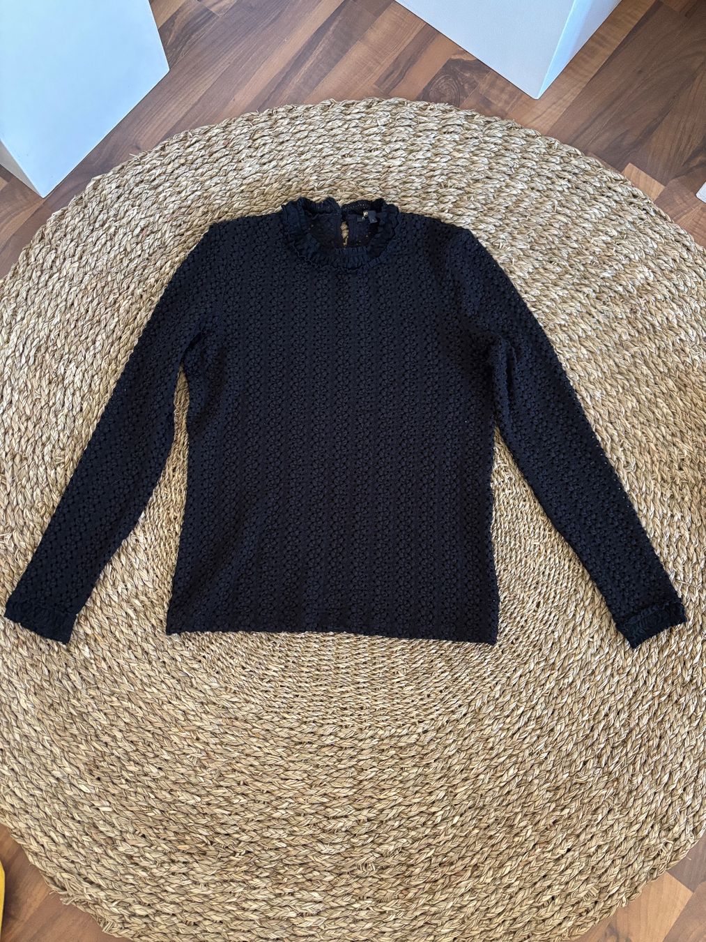 Maje Top: Elastisches Lochmuster Oberteil von Maje Gr 3 (L) – Usato da Laufenburg venduto da VintageMuesli