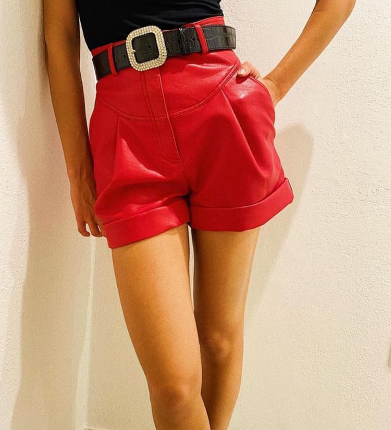 Pantaloni: Short eco pelle  PHILOSOPHY – Usato da Viganello venduto da mit_hd8q 9